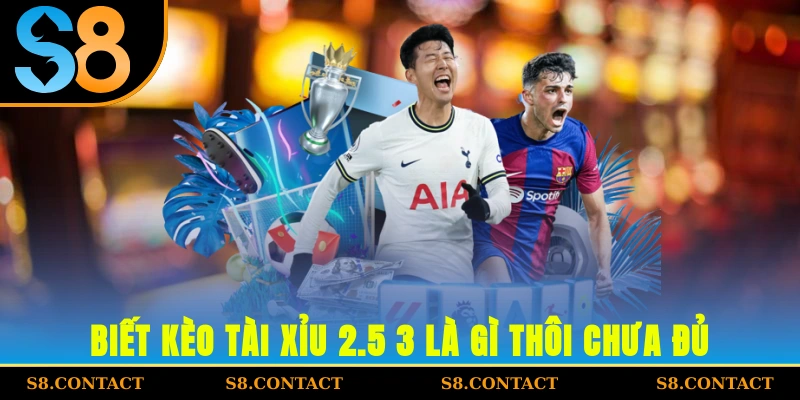 Biết kèo tài xỉu 2.5-3 là gì? thôi chưa đủ