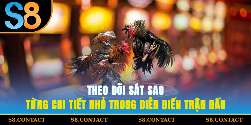 Theo dõi sát sao từng chi tiết nhỏ trong diễn biến trận đấu