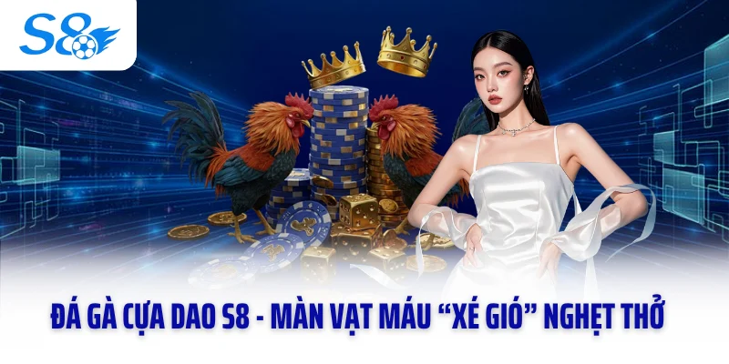 Đá Gà Cựa Dao S8 - Màn Vạt Máu “Xé Gió” Nghẹt Thở 