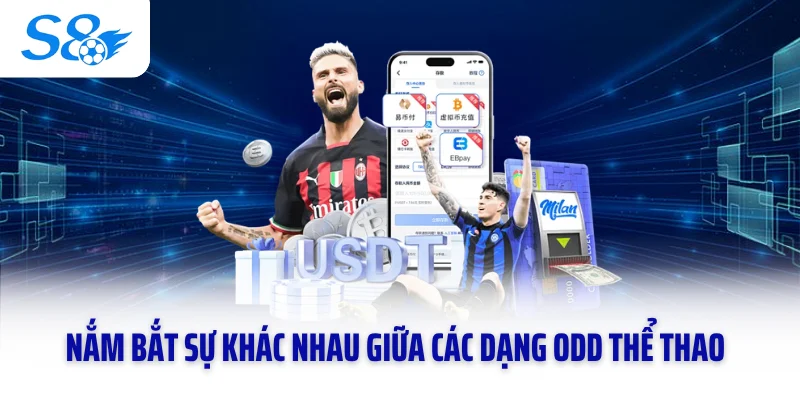 Nắm bắt sự khác nhau giữa các dạng odd thể thao